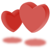 two hearts icon